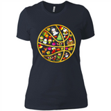 Basketball Christmas Ornament - Ladies' Boyfriend T-Shirt