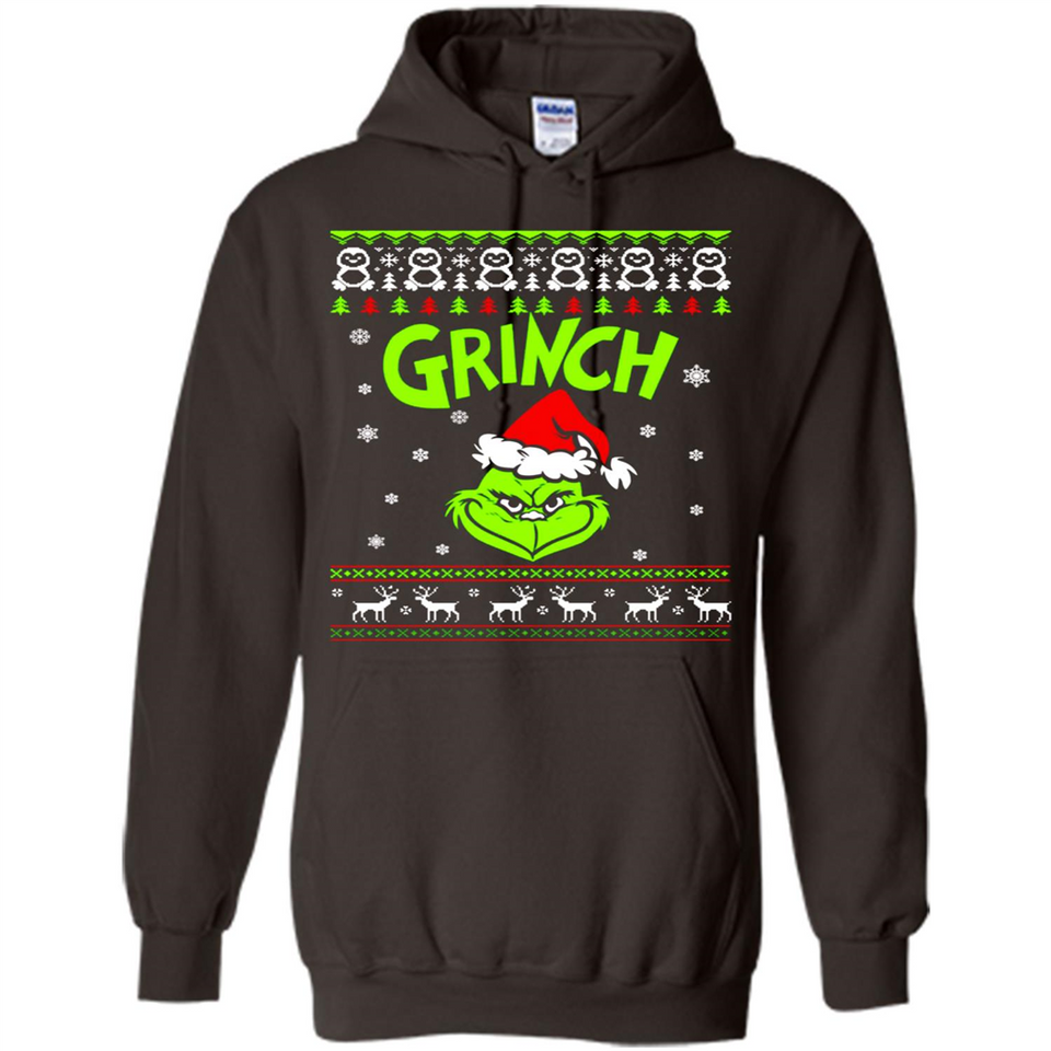 The Grinch Face Christmas - Hoodie