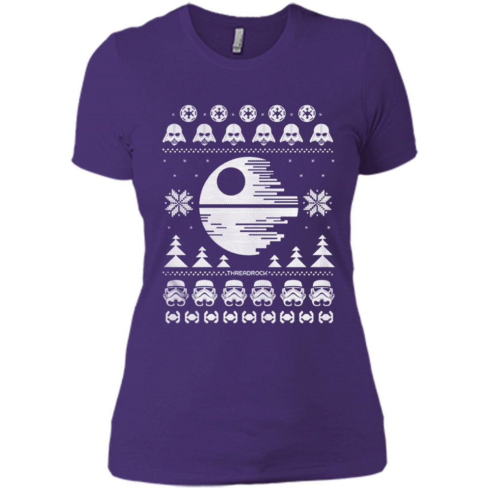 Star War Ugly Christmas 2018 - Ladies' Boyfriend T-Shirt