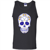 St. Louis Blues Hockey Sugar Skull Day of the Dead