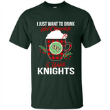 I Just Want To Drink Hot Chocolate & Watch UCF Knights Ugly Christmas Sweater PINGPONG