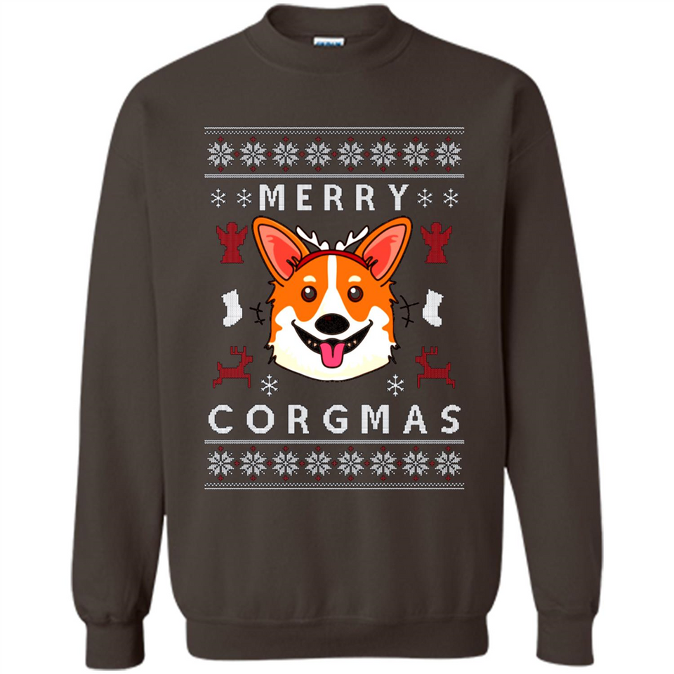 Merry Corgmas Christmas Corgi Christmas Sweatshirt 1 PINGPONG