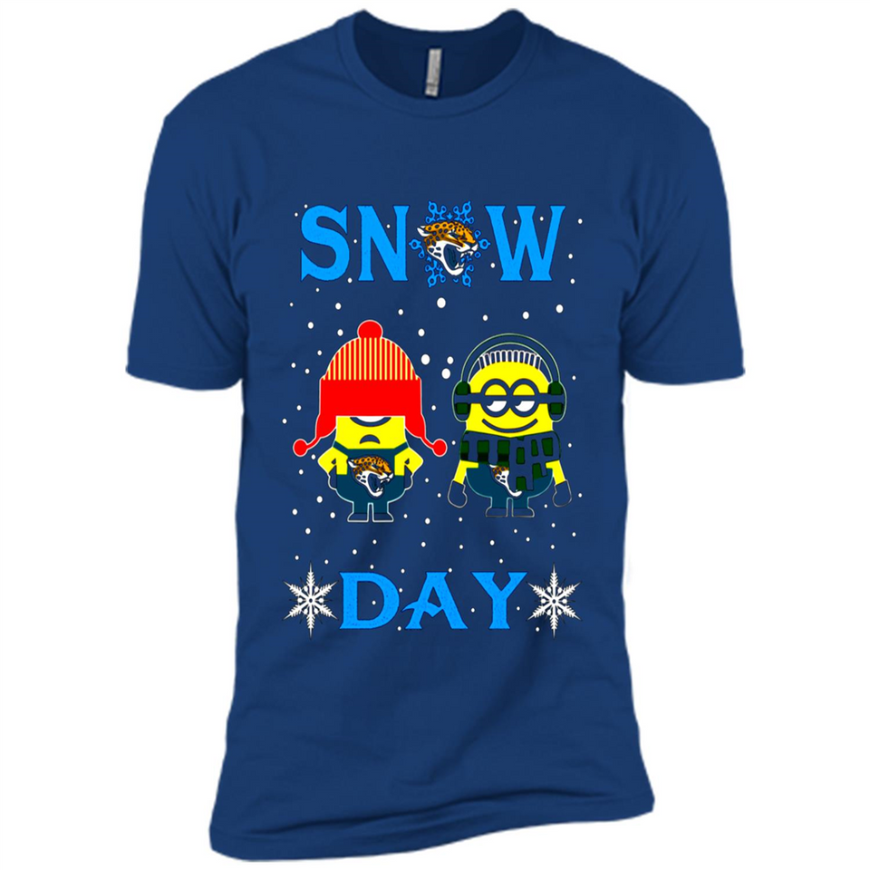 Snow Day Shirt For Jacksonville Jaguars Vs Minion Fans pingpong