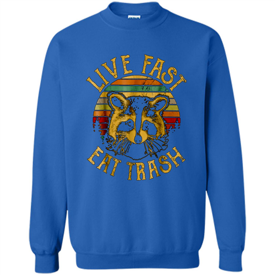 Live fast eat trash bear vintage camping PINGPONG