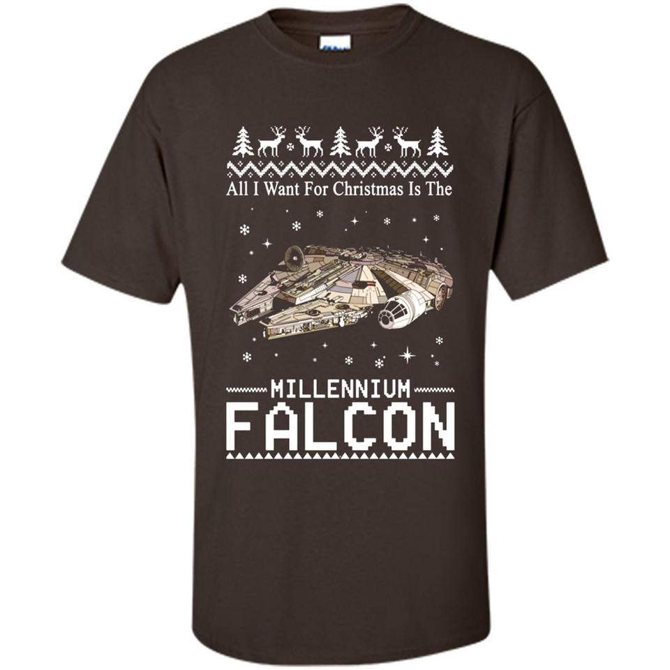 All I Want For Christmas Is The Millennium Falcon ugly PINGPONG