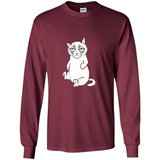 annoyed kitty touchy kitty grouchy ball of fur noody kitty PING PONG