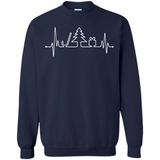Heartbeat Christmas Tree T-shirt Funny Xmas Costume