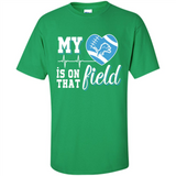 Detroit Lions Football My Heart is on that Field - Shirt