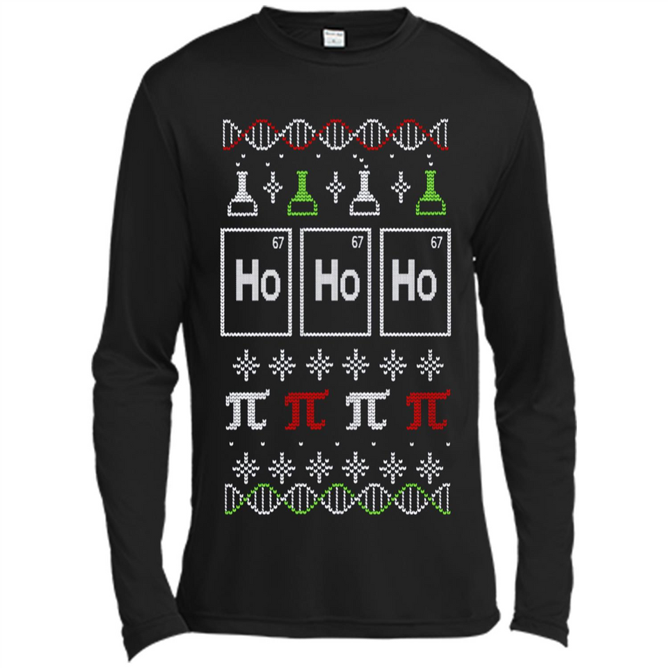 Scientific christmas ugly sweater - Canvas Long Sleeve T-Shirt