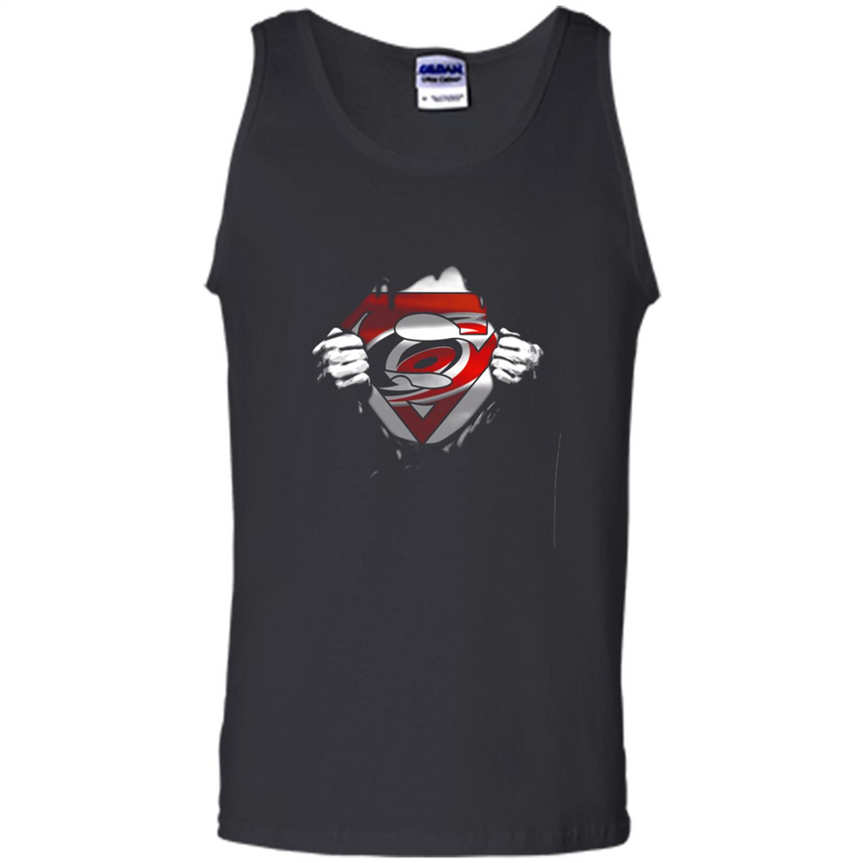 Carolina Hurricanes And Superman Fans - Tank Top