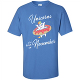 Unicorns Born In November Birthday