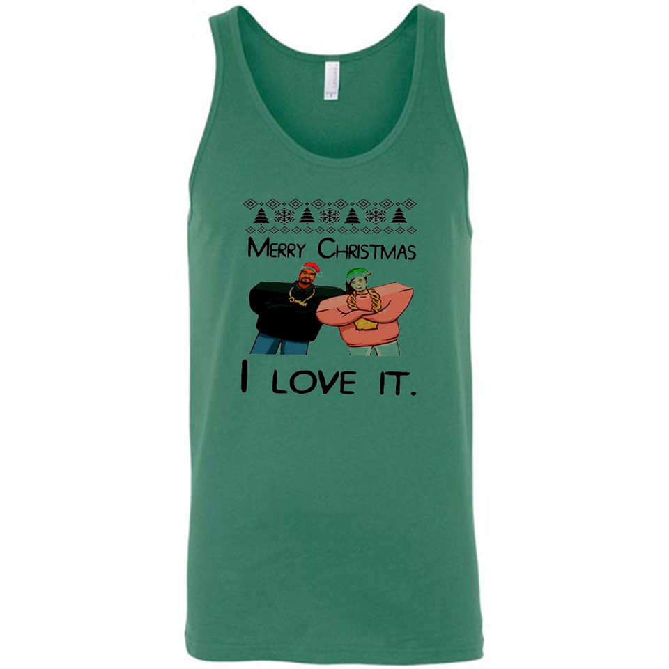 Drake Merry Christmas I love it sweatshirt PINGPONG - Canvas Unisex Tank