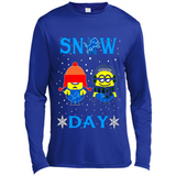 Snow Day Shirt For Detroit Lions Vs Minion Fans pingpong