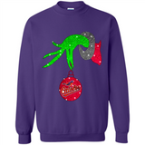 GRINCH HAND HOLDING BALTIMORE ORIOLES GLITTER CHRISTMAS PINGPONG