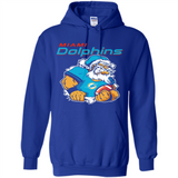 Grumpy Santa Claus Miami Dolphins Football Team PINGPONG