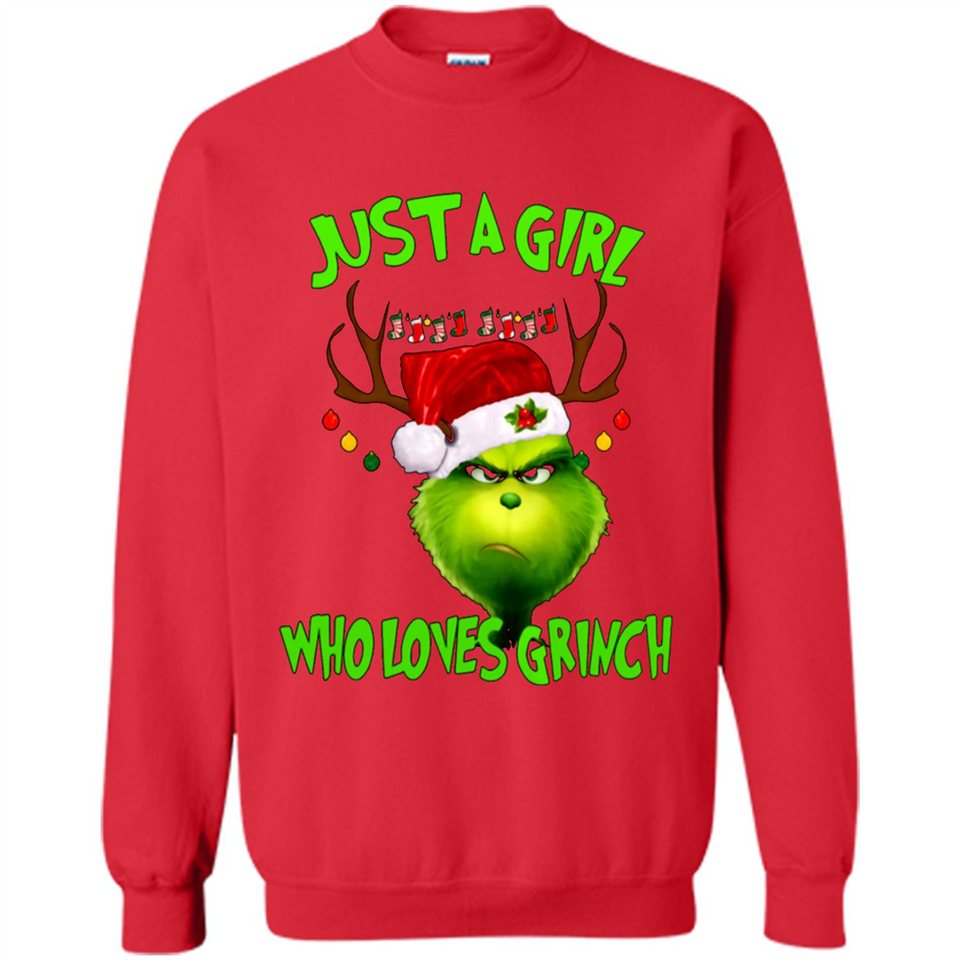 Just a Girl Who Loves Grinch Christmas PING PONG