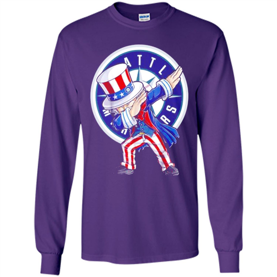 MLB SEATTLE MARINERS UNCLE SAM DABBING INDEPENDENCE DAY
