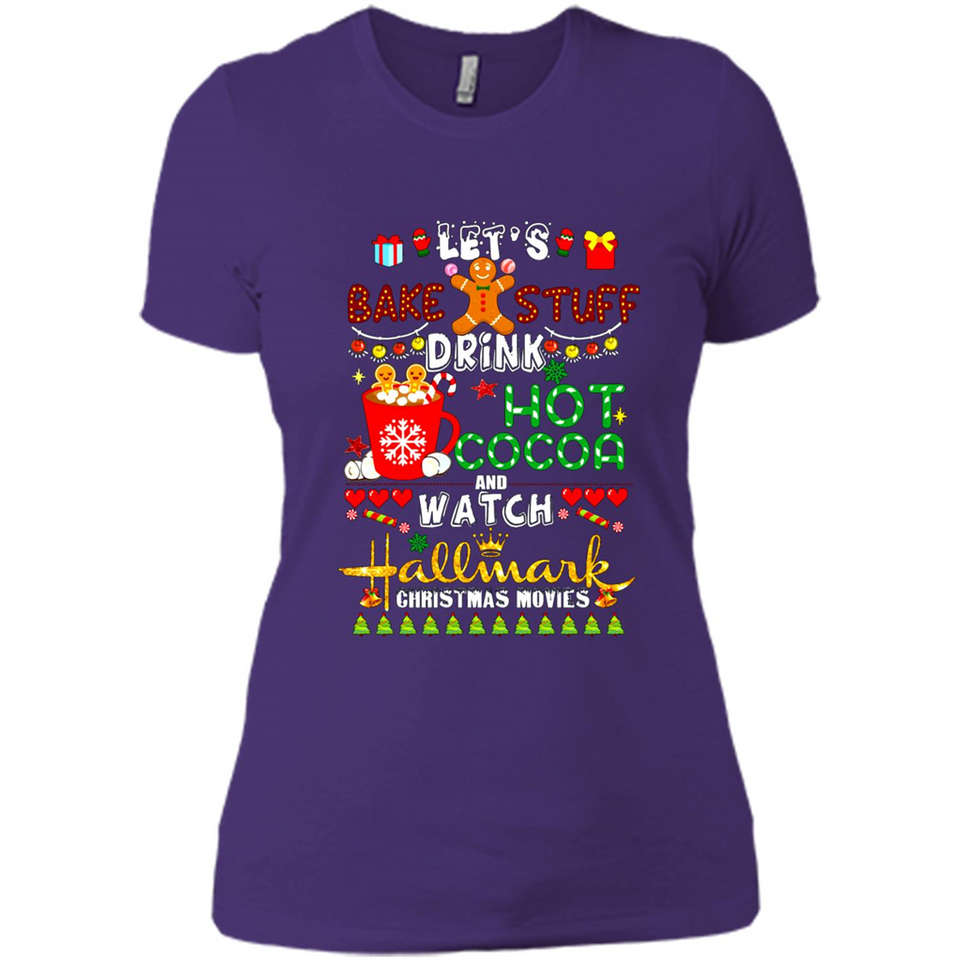 Let's Bake Stuff Drink Hot Cocoa Hallmark-Christmas Movies Sweatshirt PINGPONG