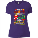 Let's Bake Stuff Drink Hot Cocoa Hallmark-Christmas Movies Sweatshirt PINGPONG