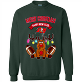 Tampa Bay Buccaneers NFL Reindeer Funny Merry Christmas And Happy New Year