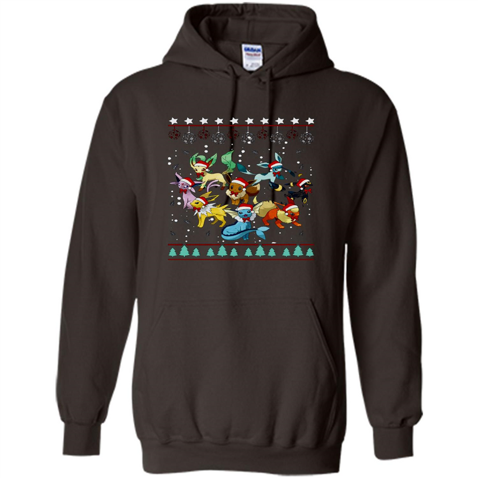 Pokemon Eeveelutions Ugly Christmas Sweater Perfect Christmas PINGPONG