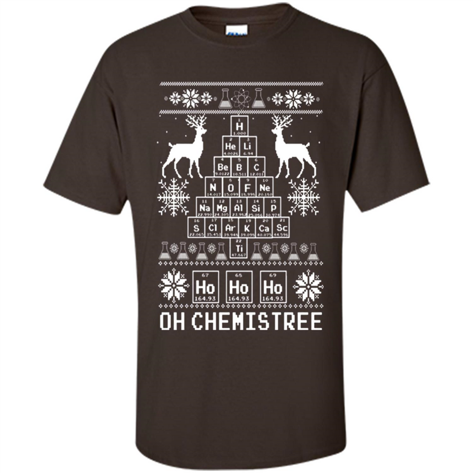 Oh Chemistry Tree Ugly Christmas Sweater - Shirt