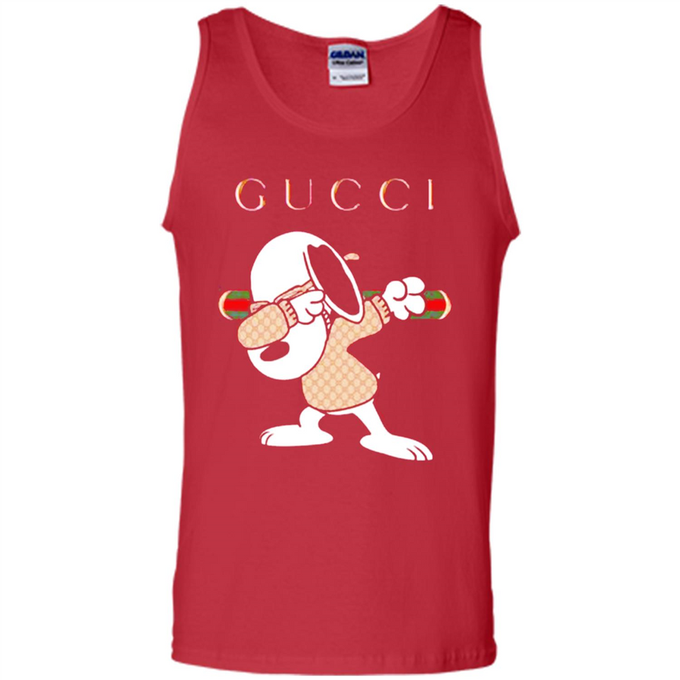 SNOOPY GUCCI DABBING - Tank Top