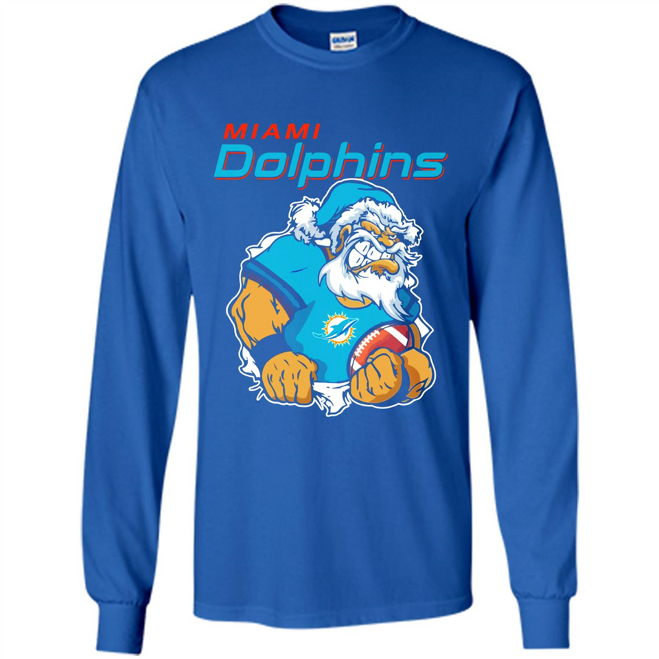 Grumpy Santa Claus Miami Dolphins Football Team PINGPONG
