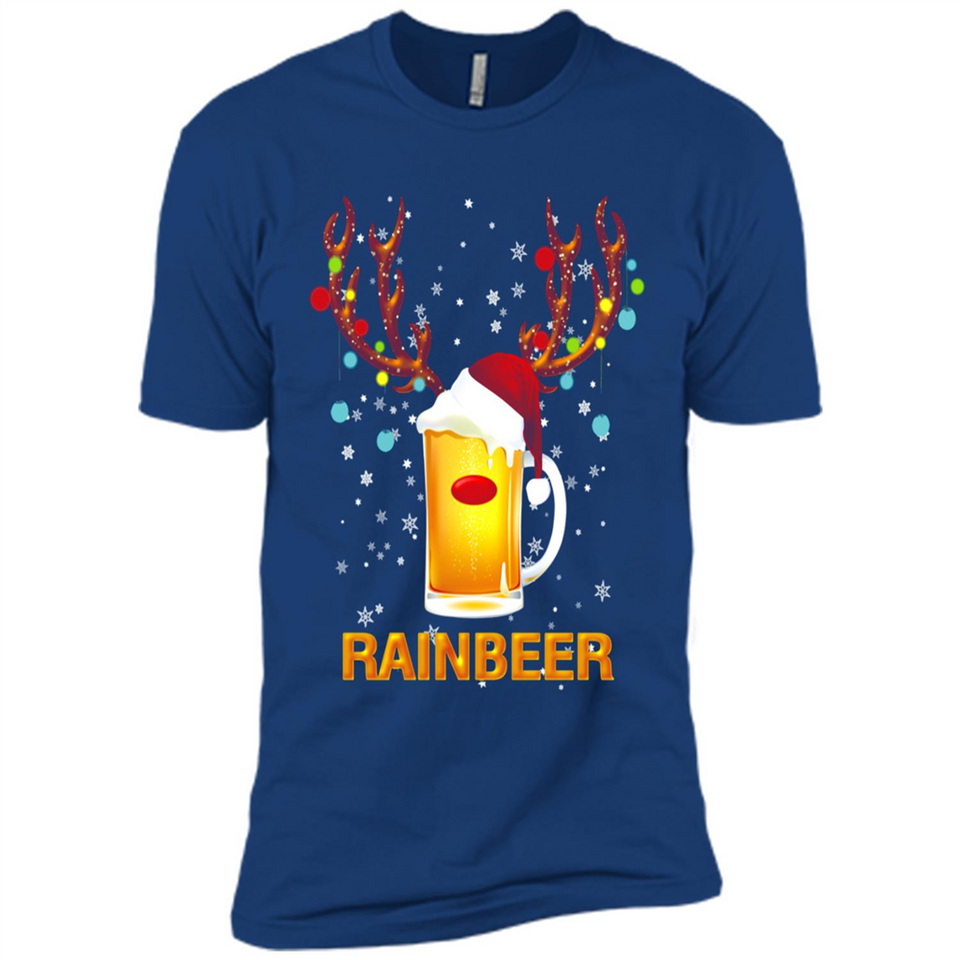Rainbeer Funny Reindeer Beer Lover