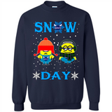 Snow Day Shirt For Charlotte Hornets Vs Minion Fans pingpong
