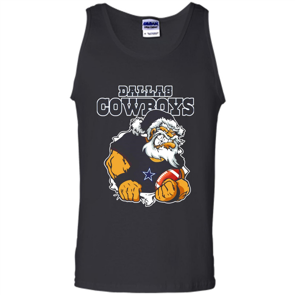 Grumpy Santa Claus Dallas Cowboys Football Team PINGPONG