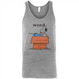 Snoopy Word - Canvas Unisex Tank