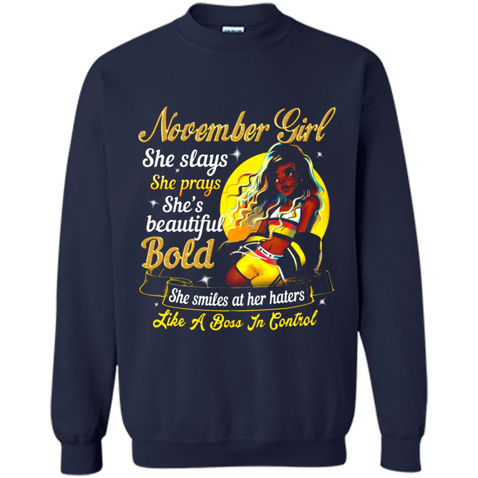 November Girl She Slays She Prays She's Beautiful PINGPONG