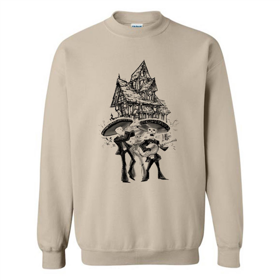 Mariachi Skeleton Shirt Dia De Los Muertos Tequila - Sweatshirt