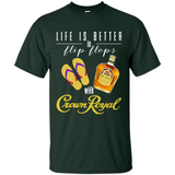 LIFE IS BETTER IN FLIP FLOPS WITH CROWN ROYAL