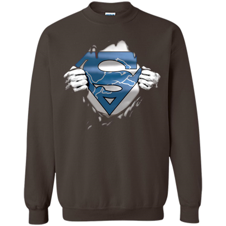 Detroit Lions And Superman Fans - Sweatshirt