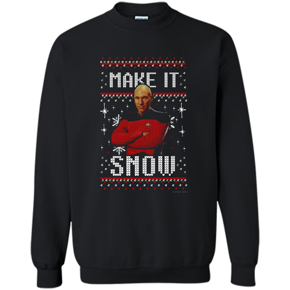Make It Snow Jean-Luc Picard Star Trek PINGPONG