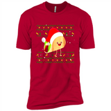 TACO Santa Hat Ugly Christmas shirt Ladies' Boyfriend