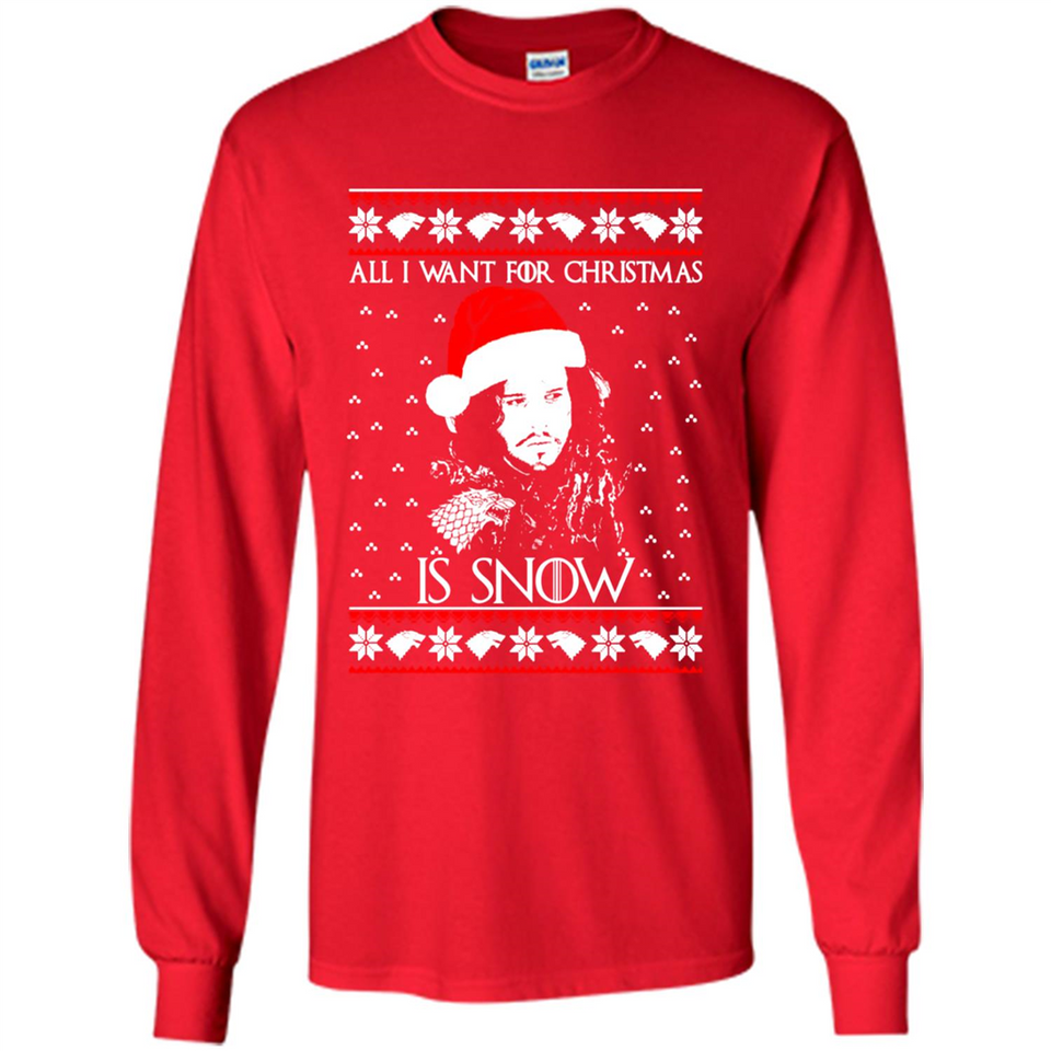 All I Want for Christmas is Snow ugly sweater PINGPONG