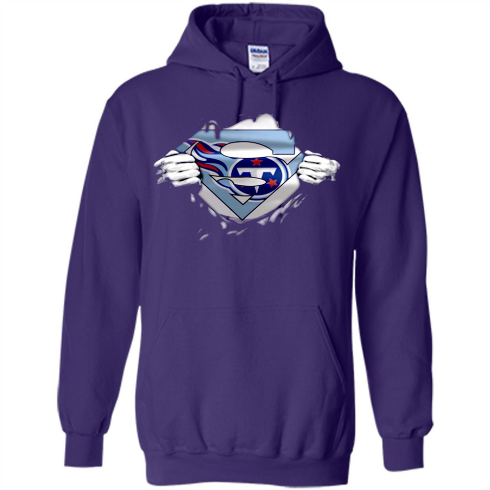 Tennessee Titans And Superman Fans - Hoodie