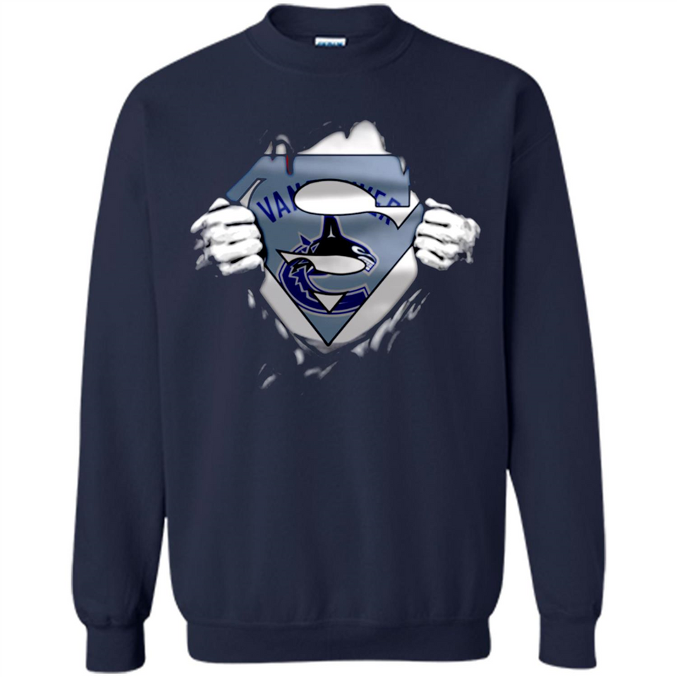 Vancouver Canucks And Superman Fans - Sweatshirt