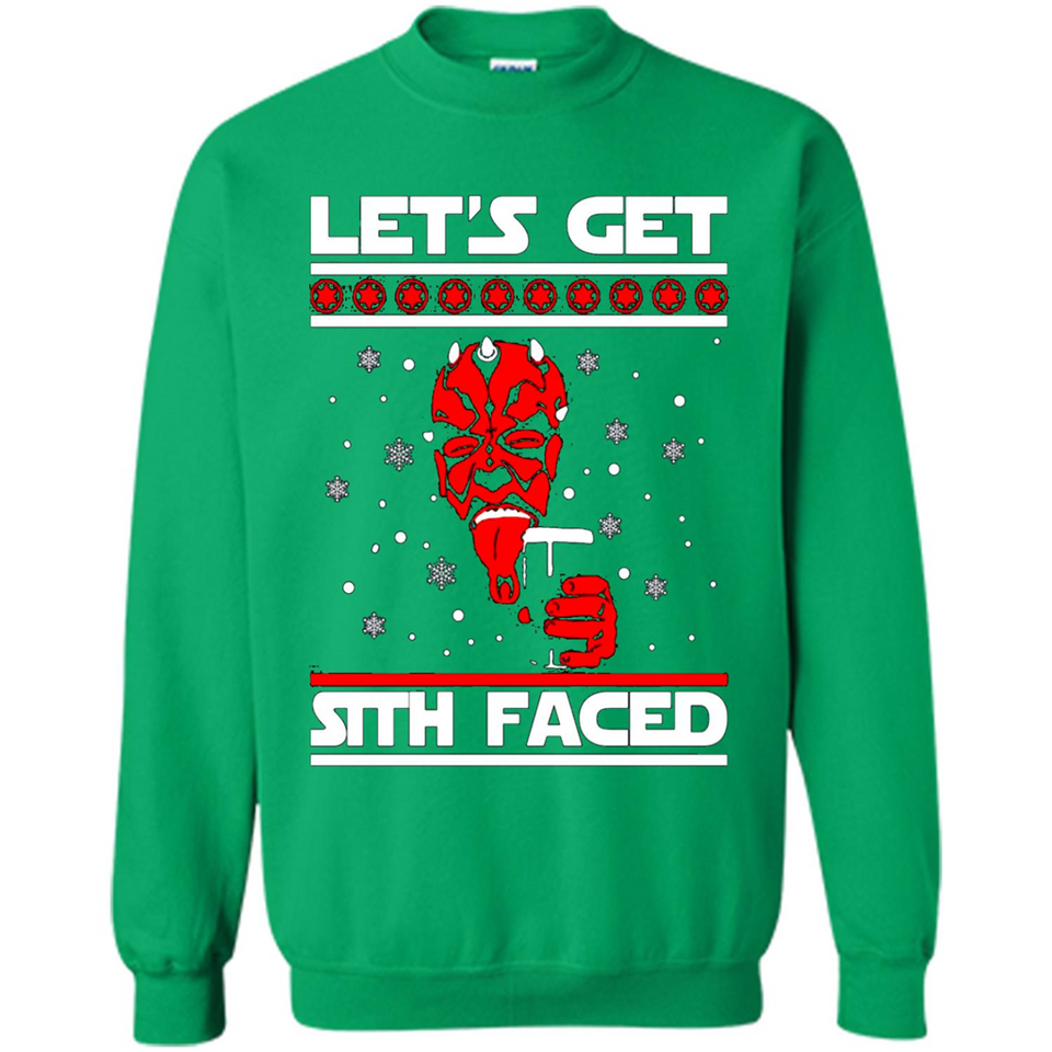 Let’s get sith faced Christmas sweatshirt PINGPONG