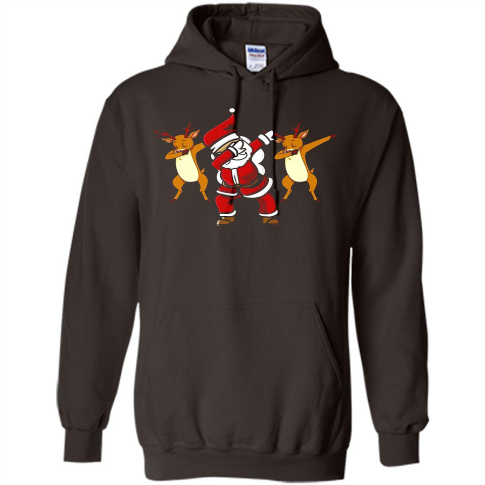 Dabbing Santa - Funny Santa Claus Christmas Dab - Hoodie