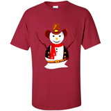 Snowman Cowboy Merry Christmas Xmas