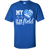 Detroit Lions Football My Heart is on that Field - Shirt