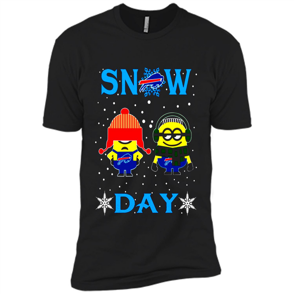 Snow Day Shirt For Buffalo Bills Vs Minion Fans pingpong
