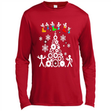 Funny Mechanics Ugly Christmas 2018 - Canvas Long Sleeve T-Shirt