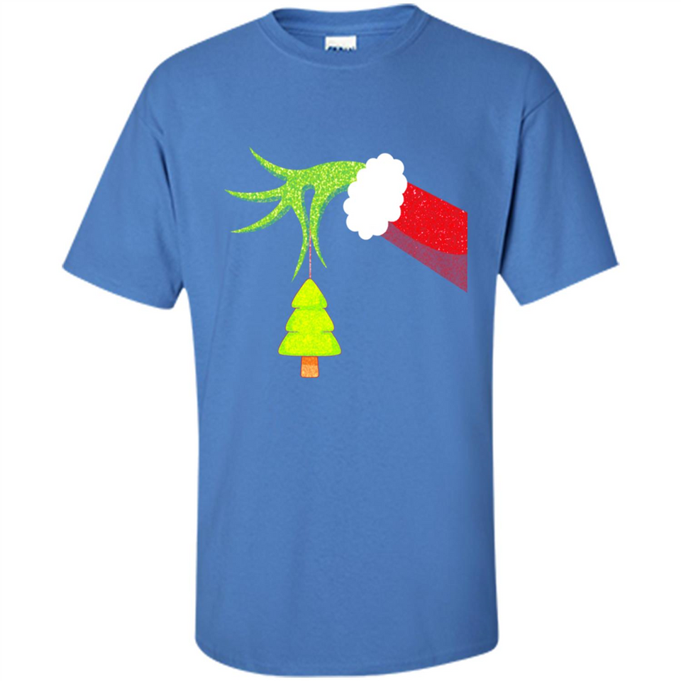 Funny Grinch Hand Holding Christmas Tree Ornament Christmas PING PONG