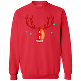 Football Christmas Shirt Reindeer Christmas Football Funny - Sweatshirt