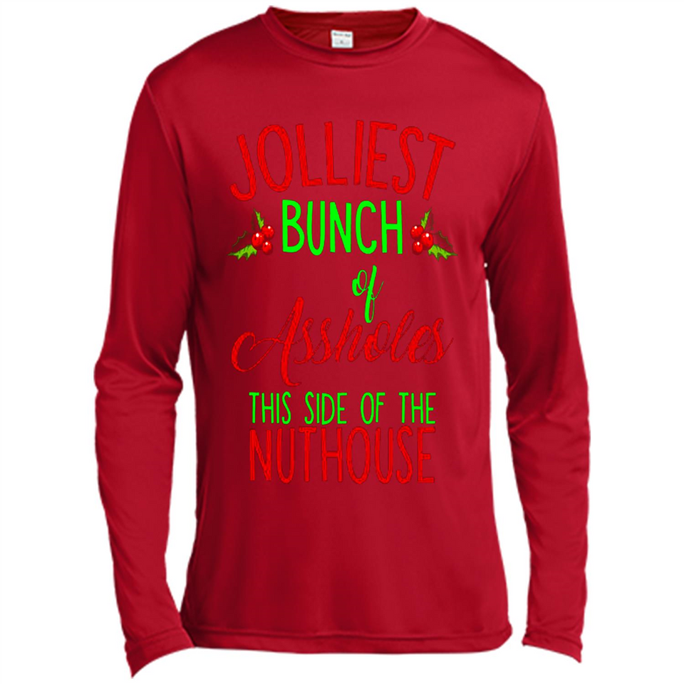 Jolliest Bunch Of Assholes This Side Of The Nuthouse Shirt PINGPONG - Canvas Long Sleeve T-Shirt